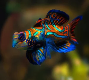 Synchiropus splendidus, Mandarin fish, S (3-4 cm)